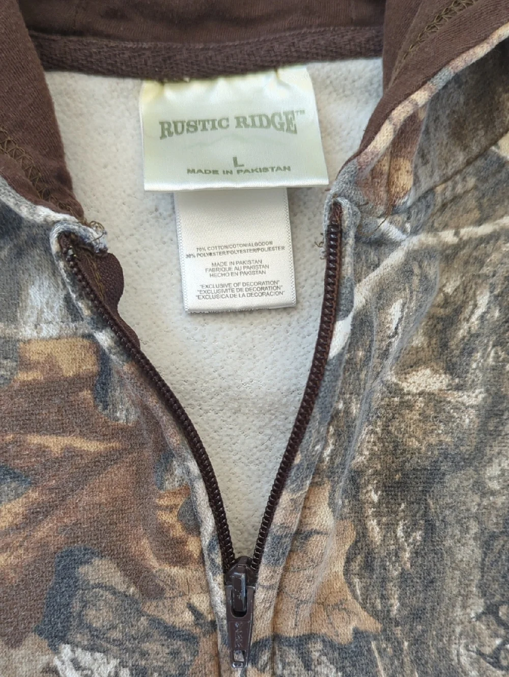 L Rustic Ridge Zip Up - Picture 2 of 4